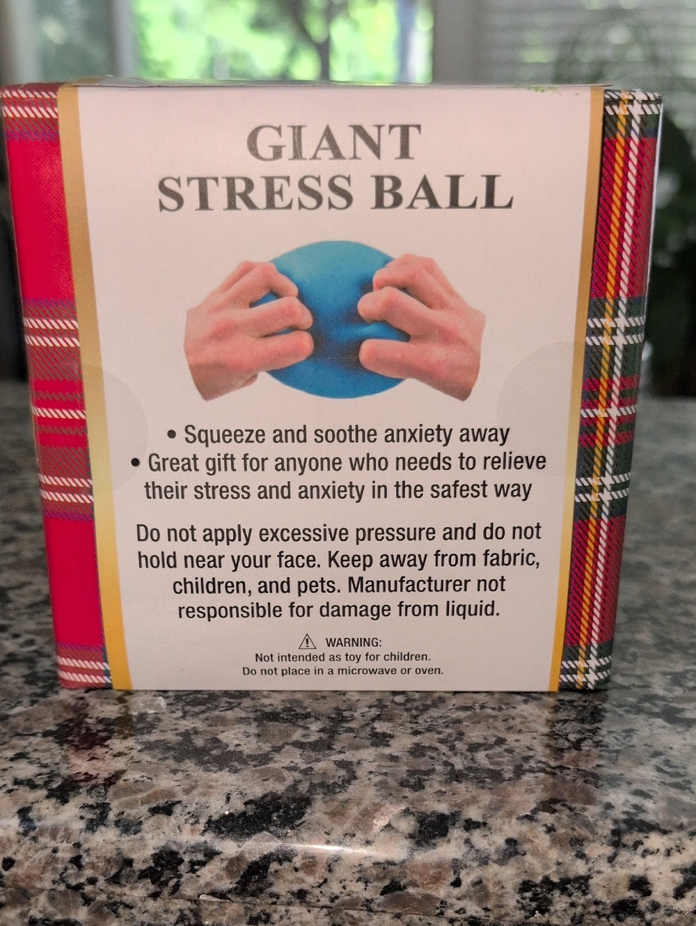 Giant Stress Ball - Blue Wrapped Ready To Gift ! New